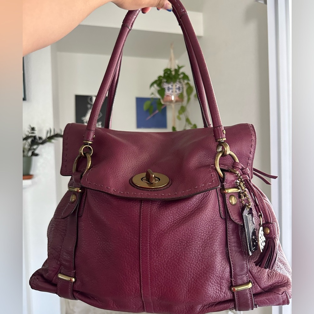 COACH XL Hampton Satchel Bag